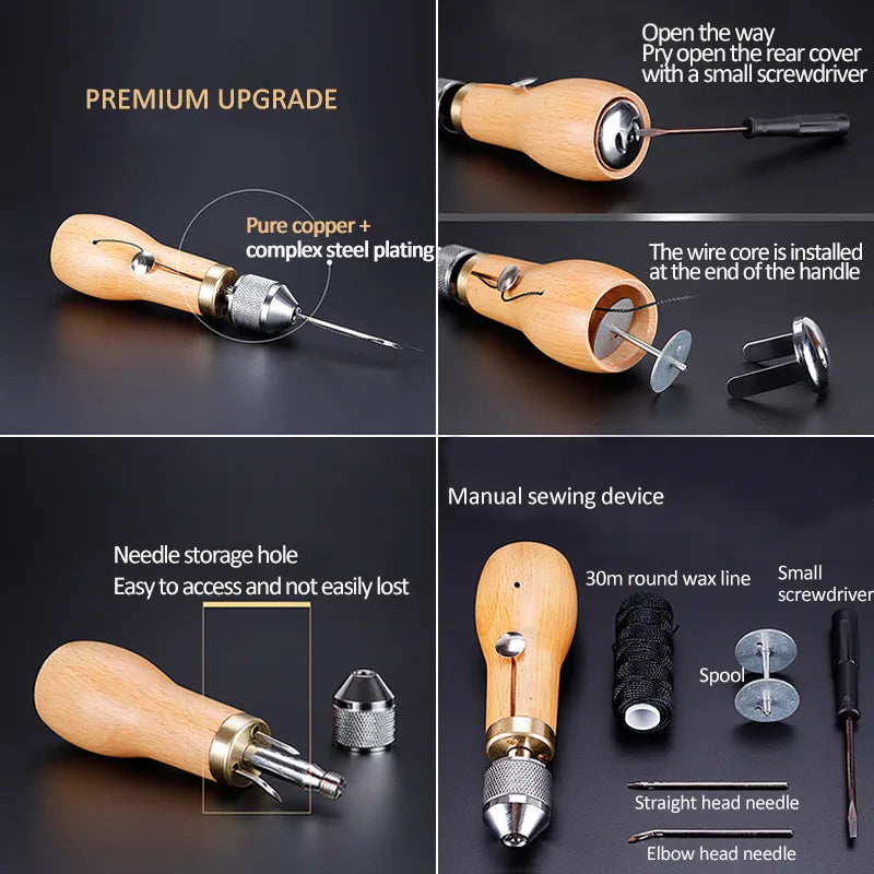 Leather Sewing Awl Kit - DLR Artigianato e Pelle