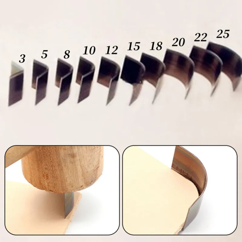10Pcs Leather Corner Punch Round - DLR Artigianato e Pelle