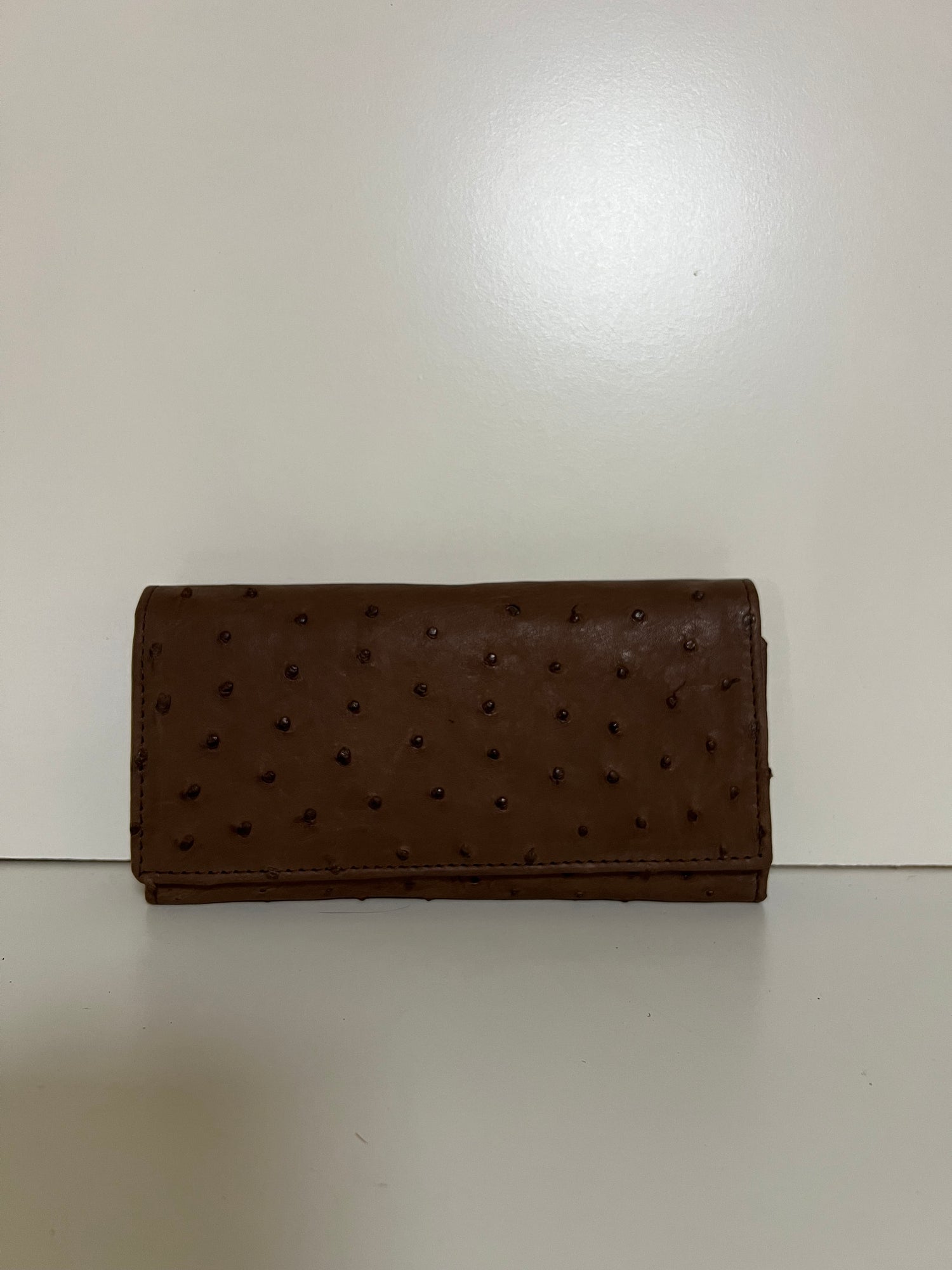 Genuine Ostrich Leather Purse - DLR Artigianato e Pelle
